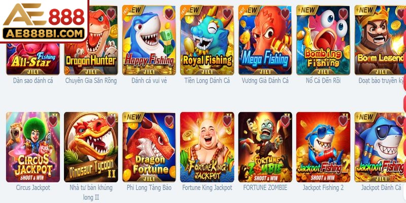 JILI là thương hiệu phát hành danh tiếng với hàng ngàn game